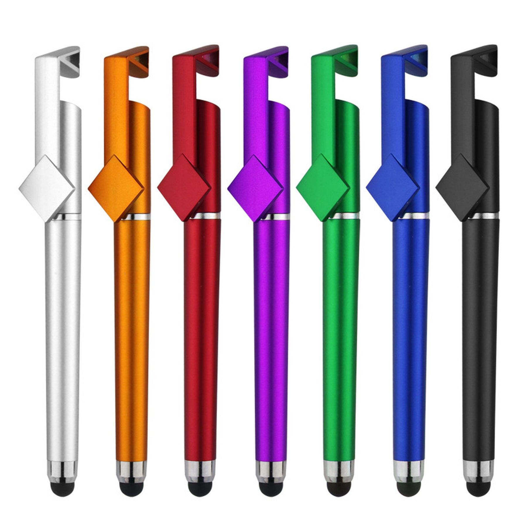 3 In 1 Phone Holder Qr Code Capacitive Stylus Ballpoint Pens 5