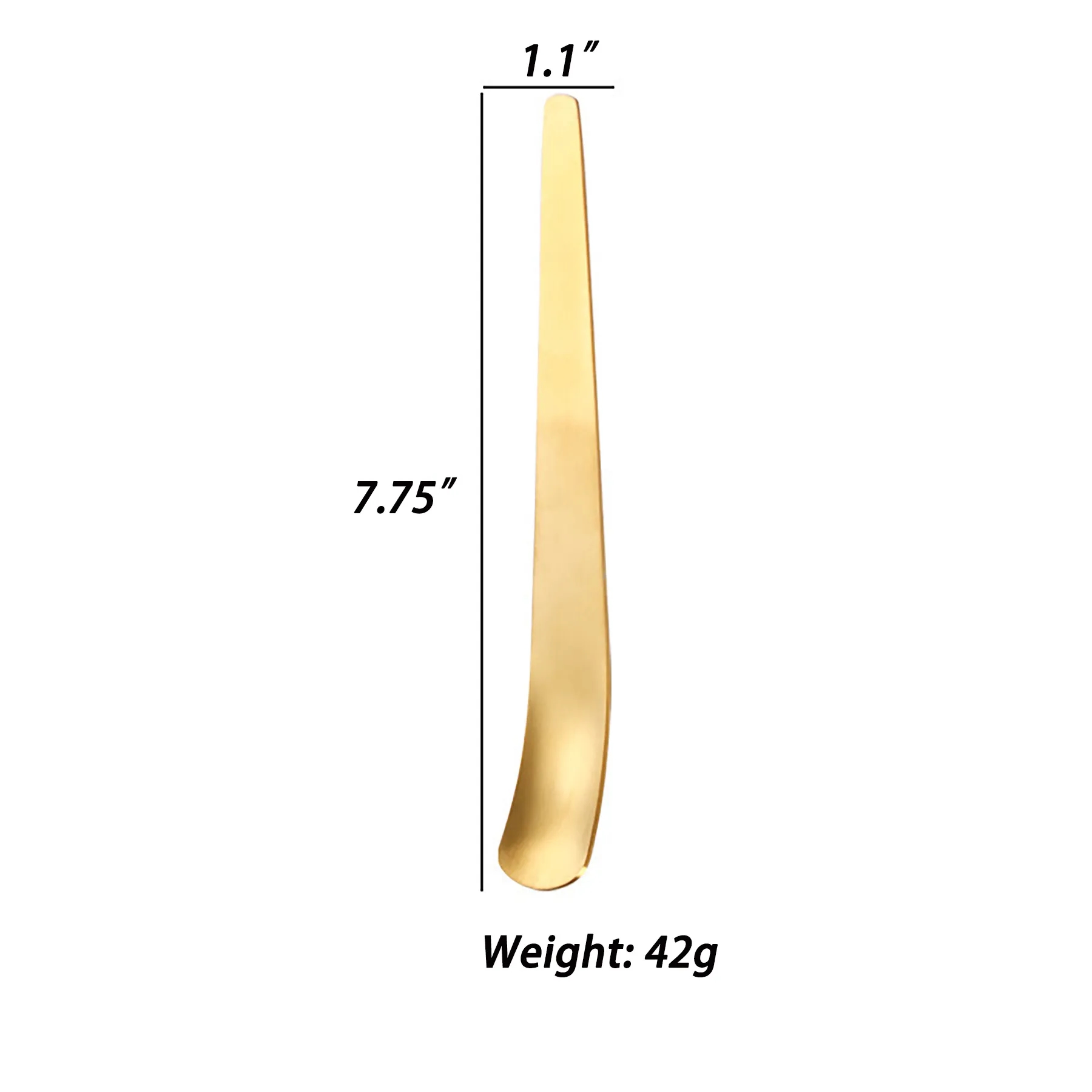 Ultra-thin Lightweight Luxury Stainless Steel Dessert Spoon 4