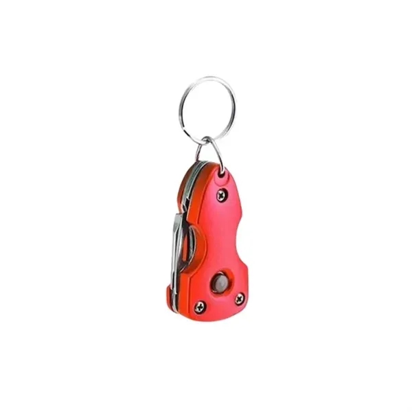 LED Keychain Knife Tool - EDC Multifunctional 8