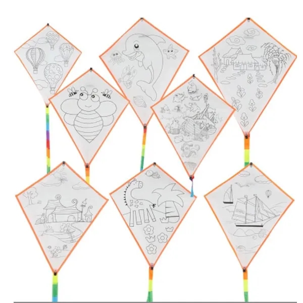 DIY Painting Kids Beach Kite Making Kit 5