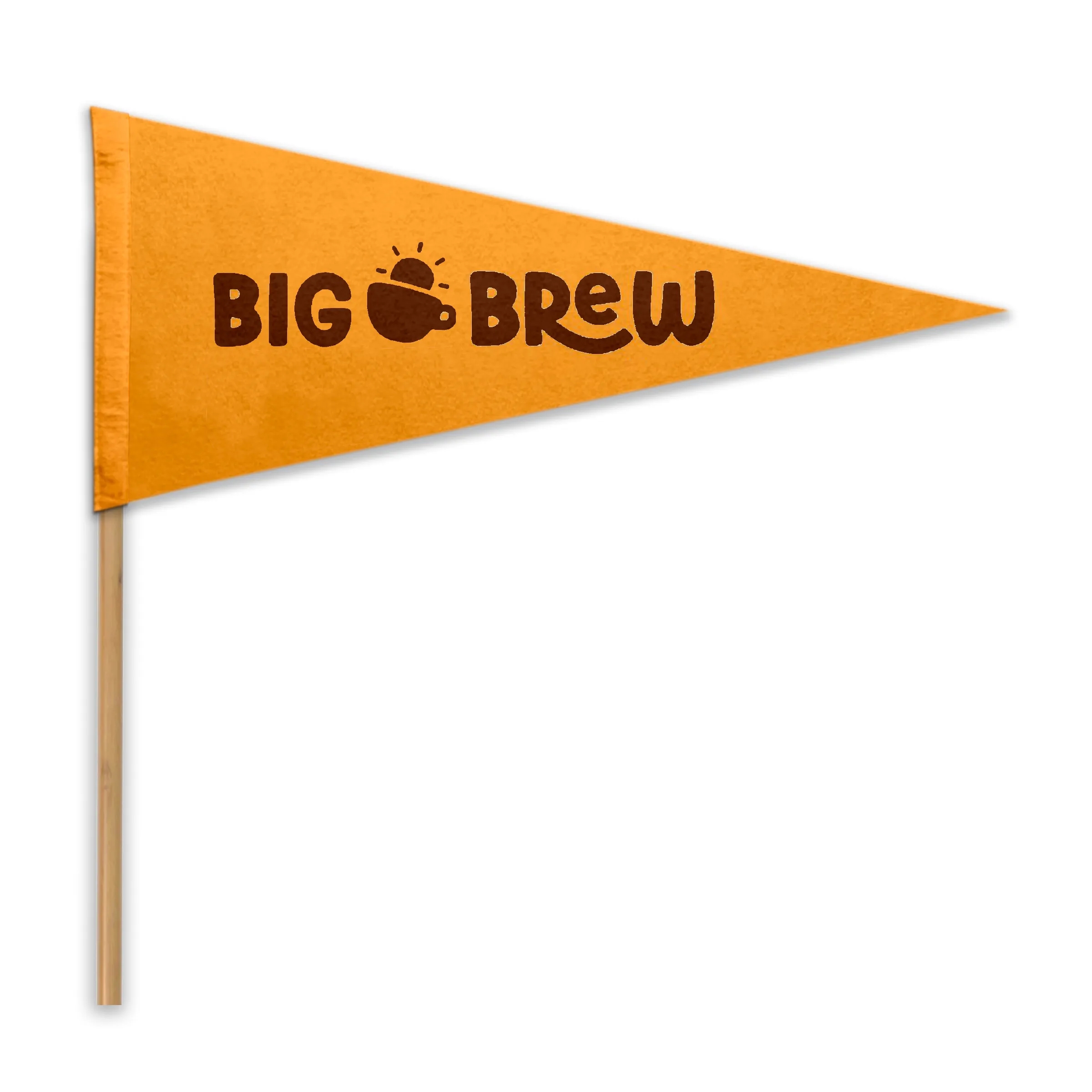 Acrylic Felt Pennant with Pole - Heat Transfer 6