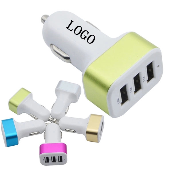 3 Port USB Car Charger 3