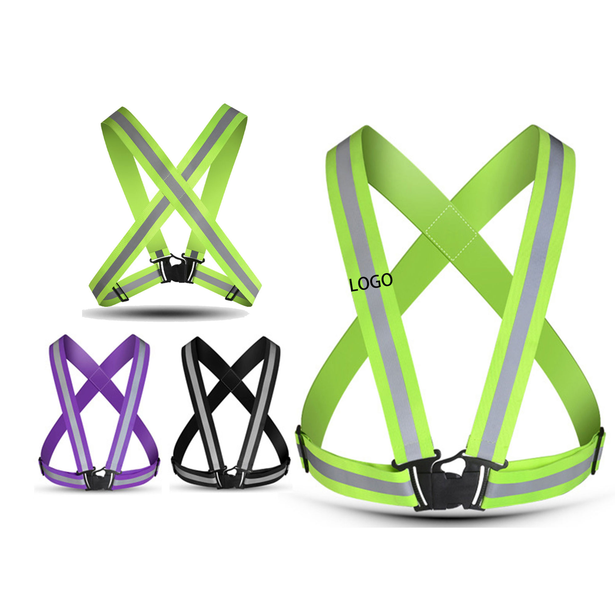 Adjustable Reflective Strap Safety Vest 3