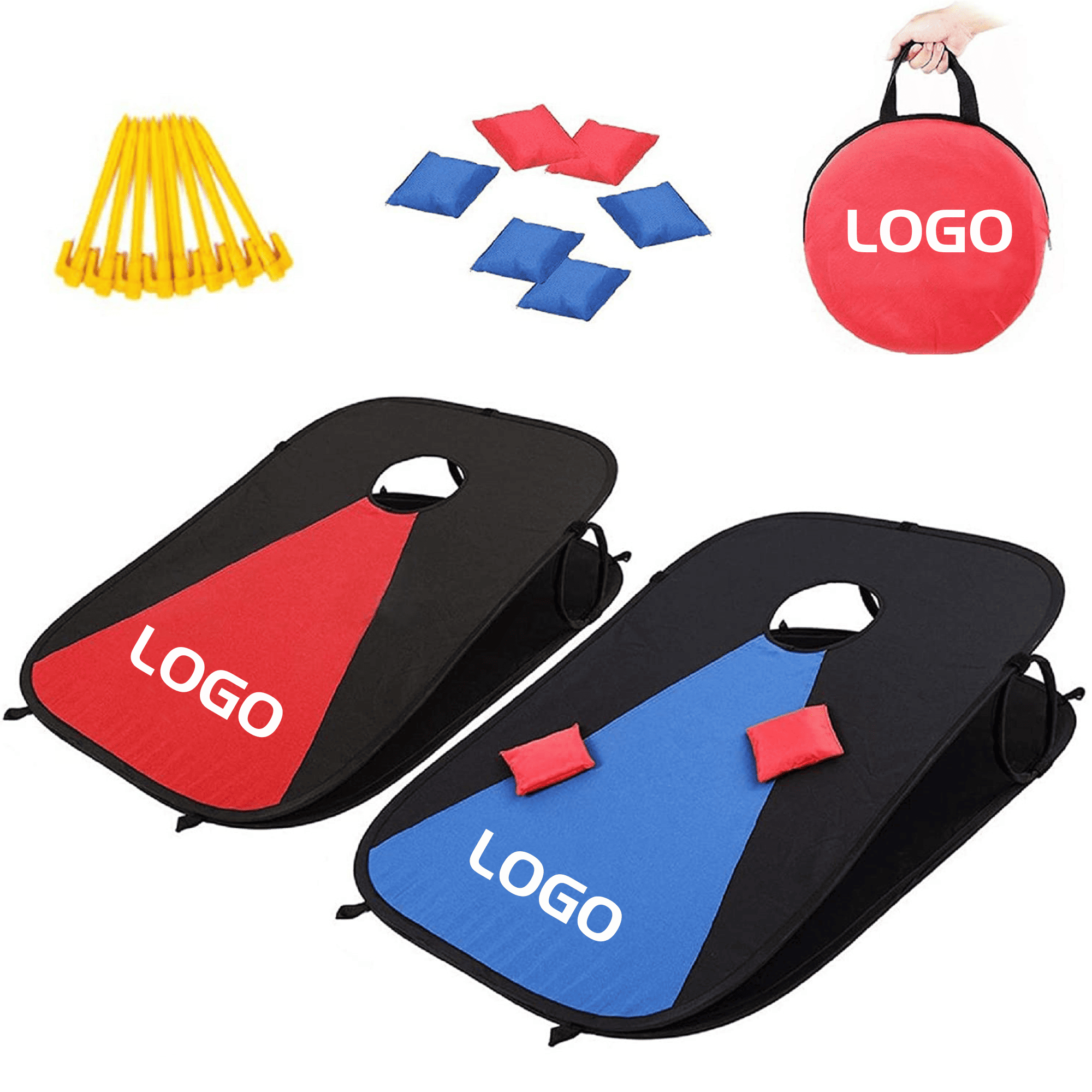 Portable Cornhole Toss Game Set 1