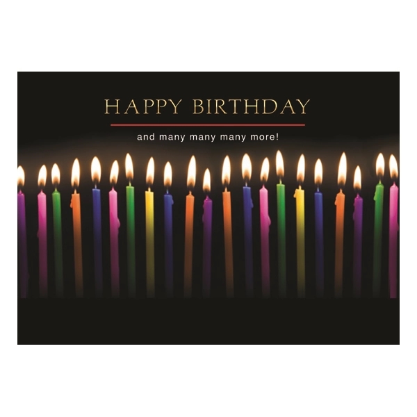 Joyful Candles Birthday Cards 2