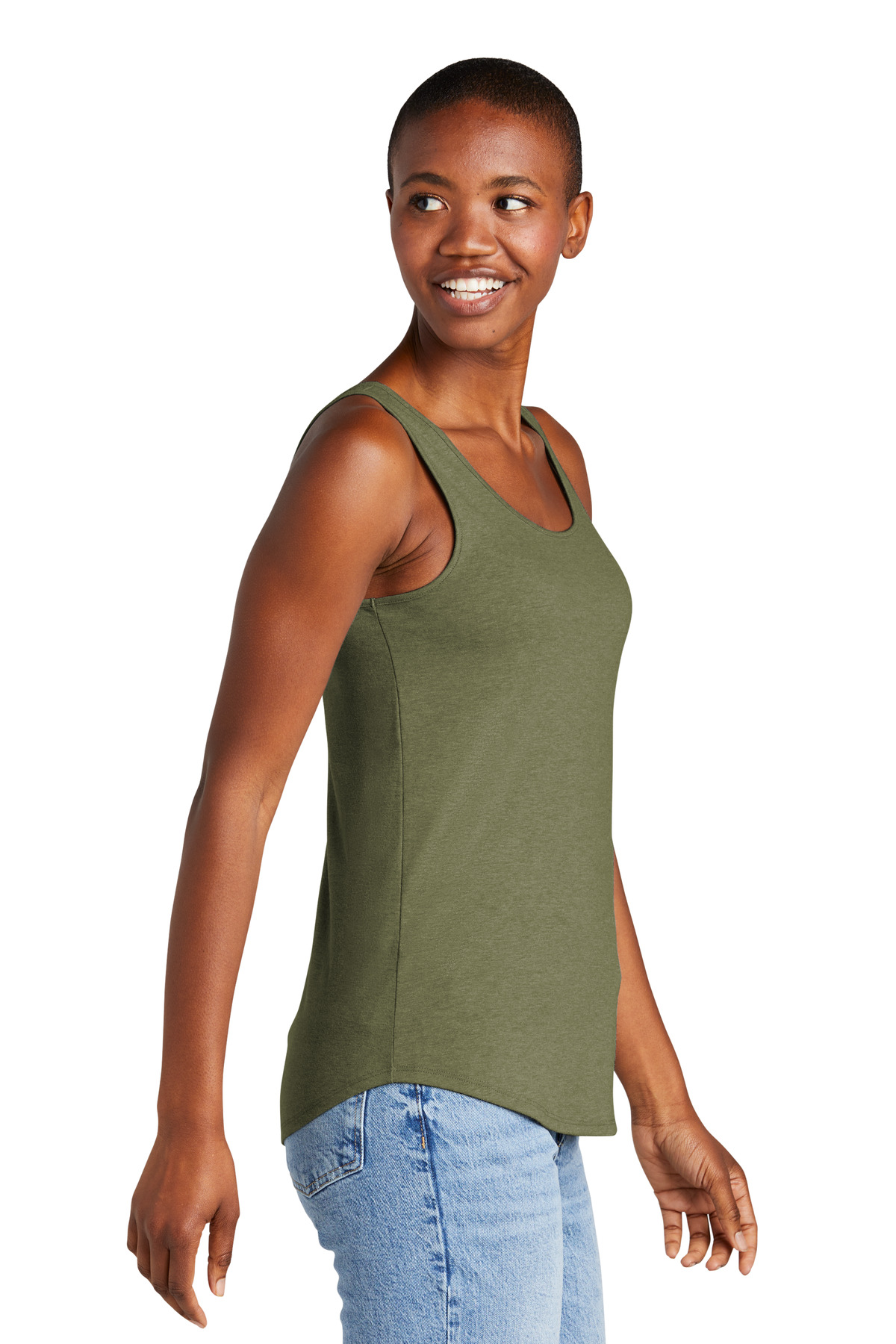 District Women's Perfect Tri Relaxed Tank DT151 85