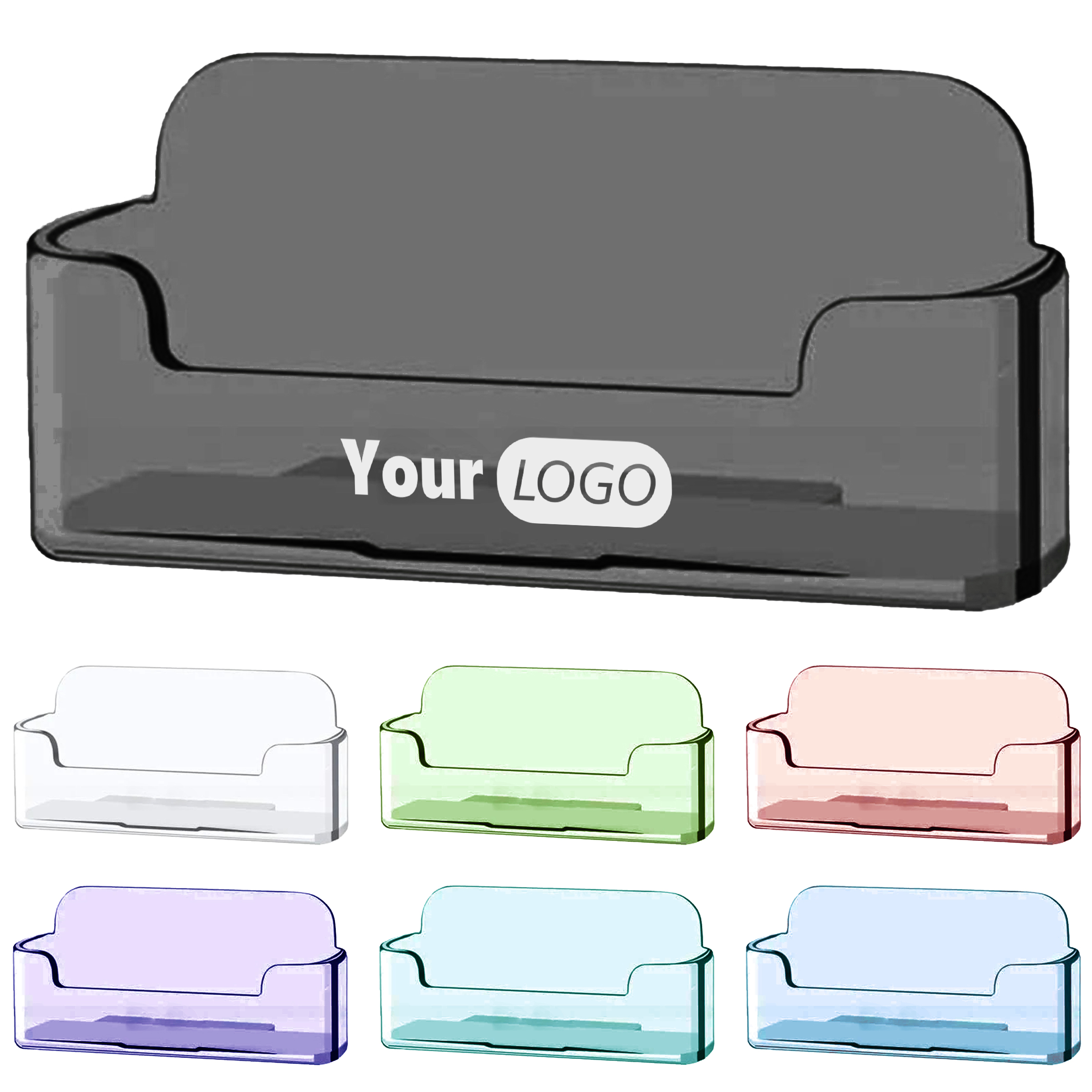Plastic Transparent Business Card Holder ?C Sleek And Functional Desk Accessory 6