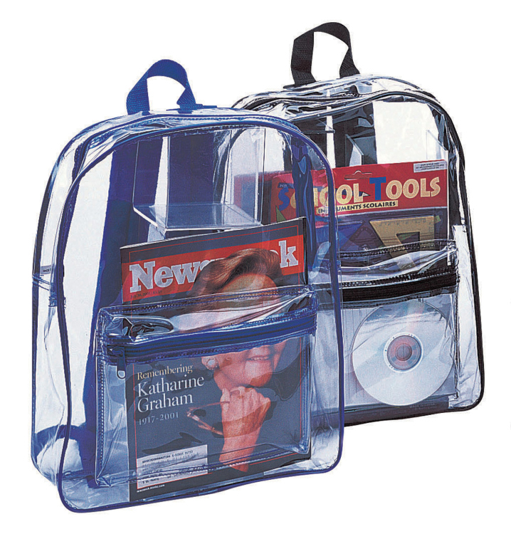 Clear Security Backpack