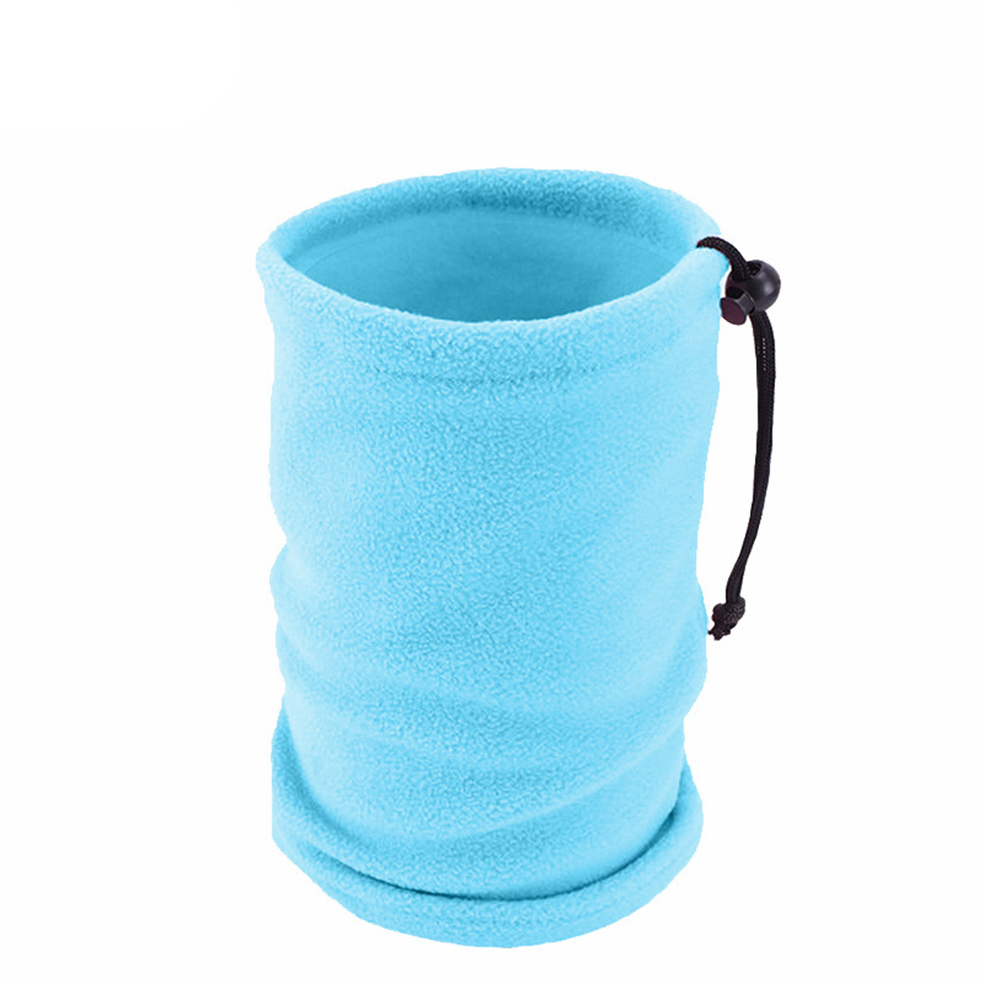 Polar Fleece Drawstring Neck Gaiter 11.81" x 9.84" 16