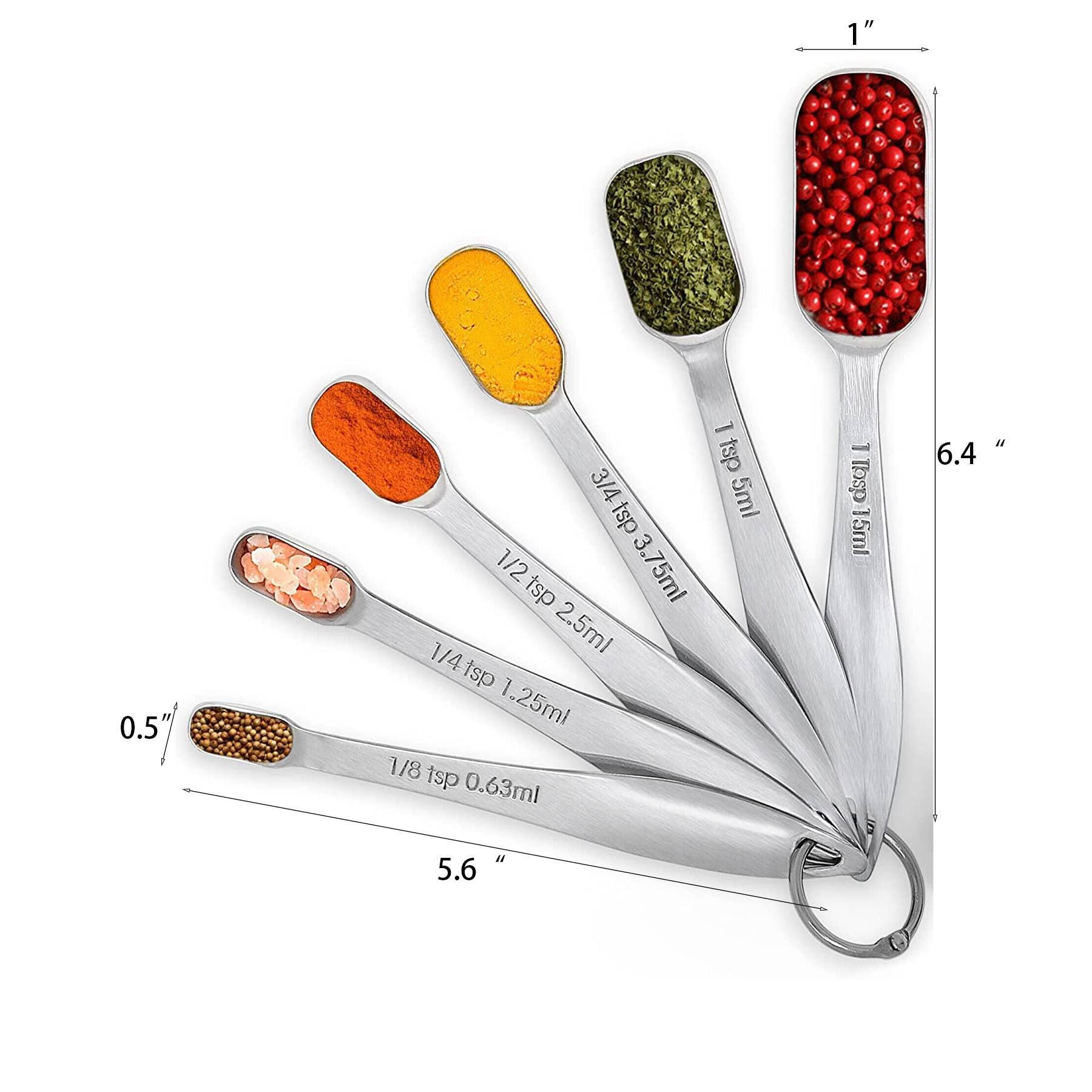 Stainless Steel Measuring Spoons 2