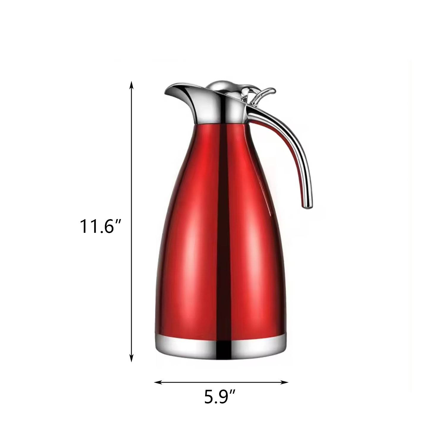 67oz Stainless Steel Double Wall Vacuum Insulated Kettle 7