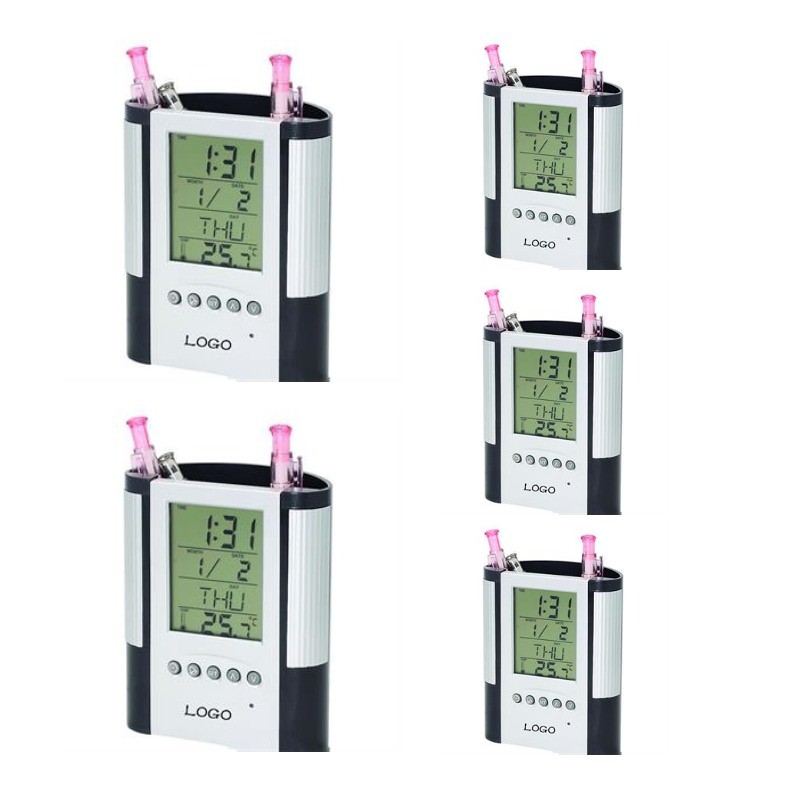 Multi-function LED Electrical Calendar pen holder