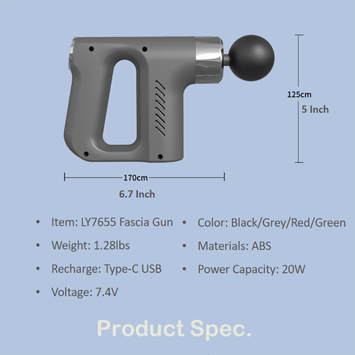 Premium Fascia Gun Muscle Massager 3