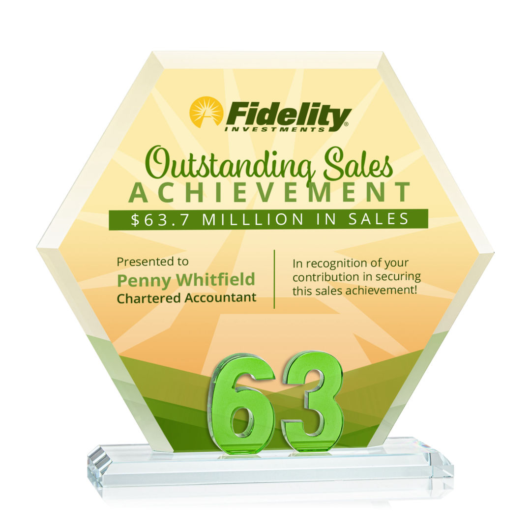 Riviera Milestone VividPrint™ Award - Green 8