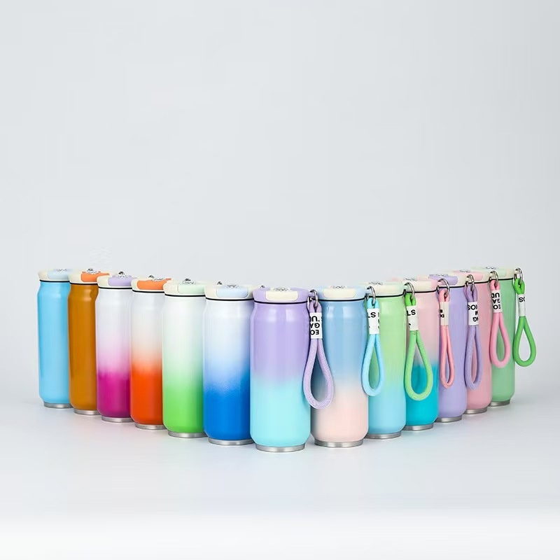 2026 Drink Can Style 17oz Insulated Water Bottle For Sport & Travel & Outdoor With Handle Strap 20