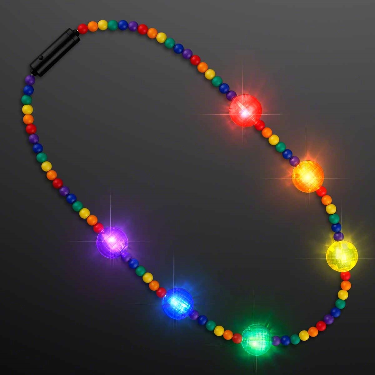 Bright Beads Rainbow Party Necklace 4