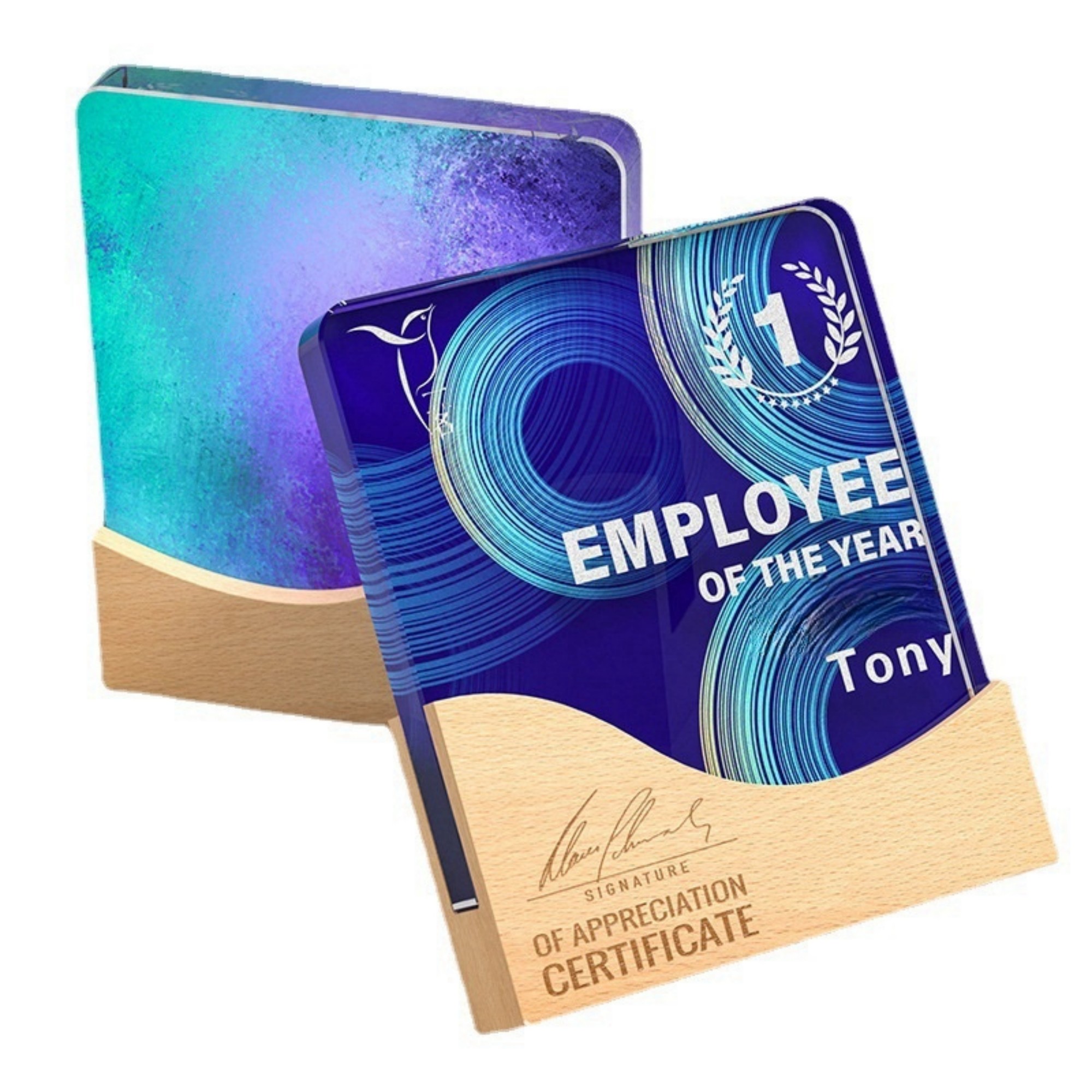 Beechwood Crystal Trophy