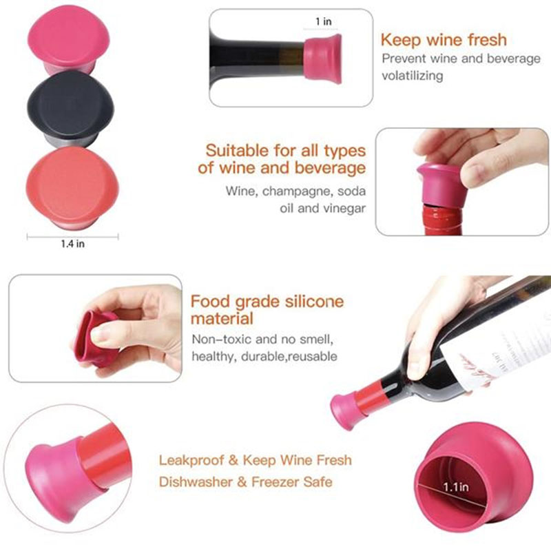 Silicone Wine Stoppers 3