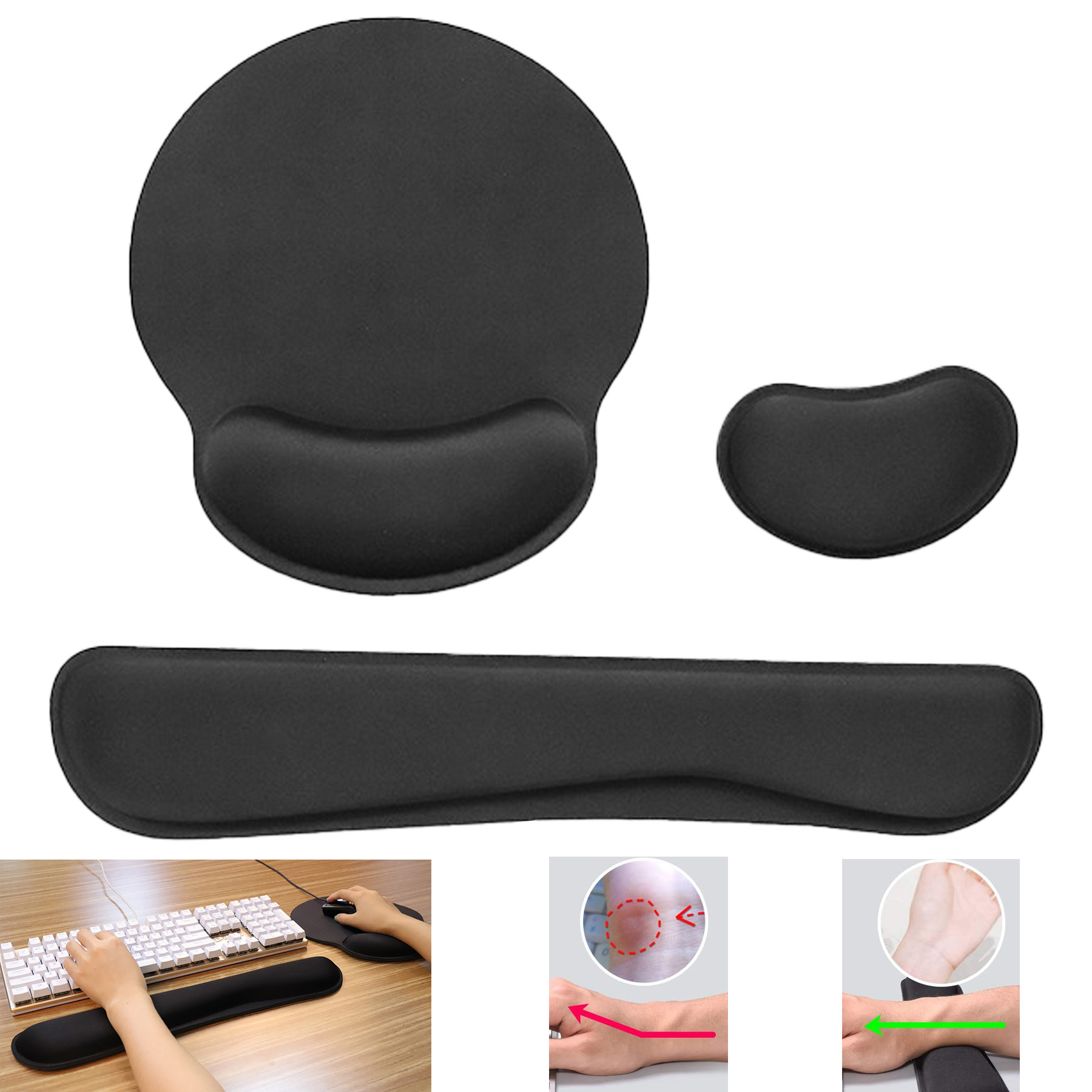 Keyboard Wrist Rest Pad Suit 2