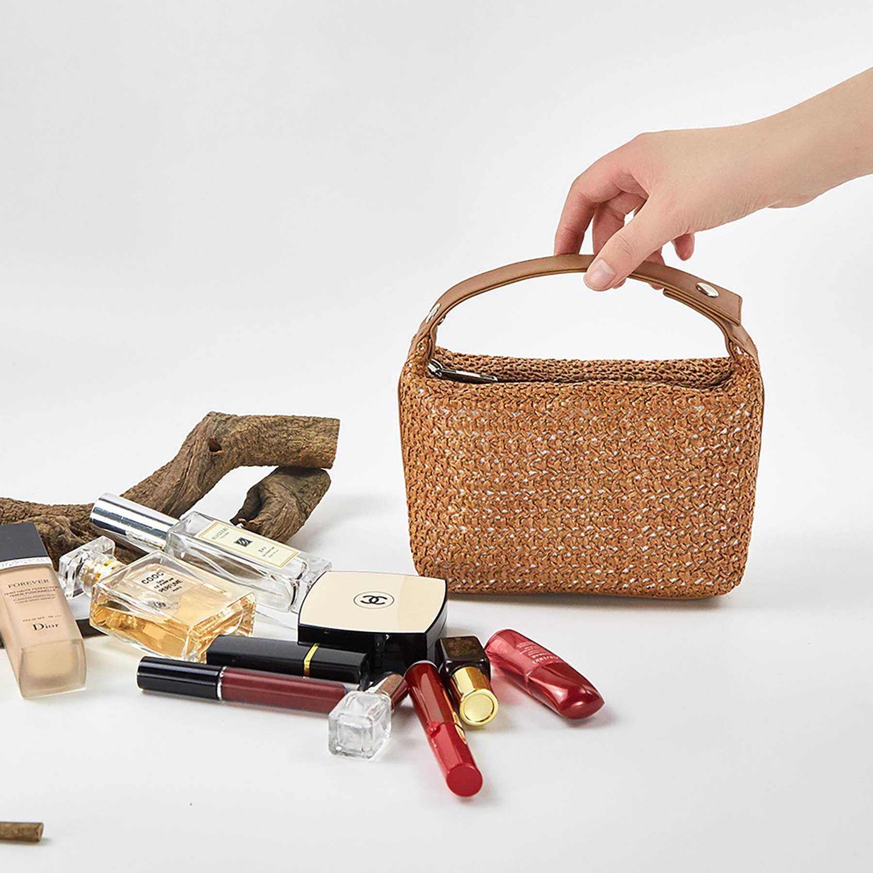 Straw Handbag Woven Tote Bag 2