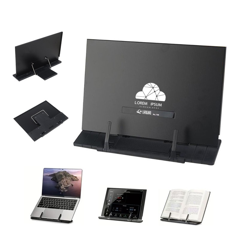 Metal Book Stand For Desk Porholtable Document Holder 4