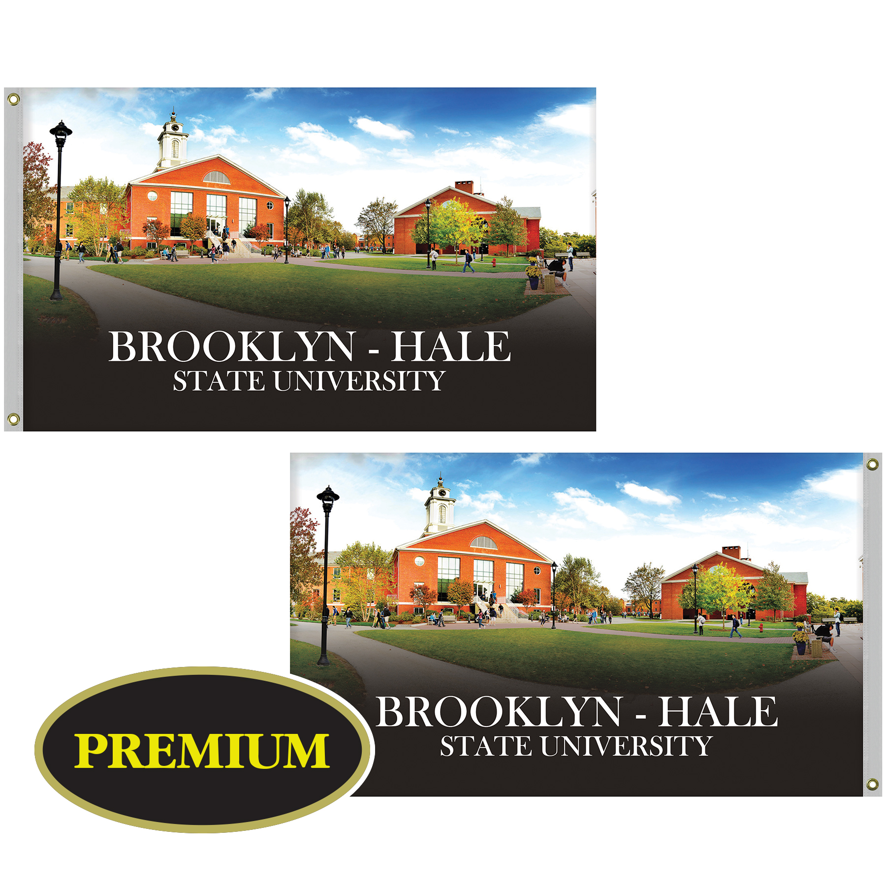 3' x 5' Double Sided Digitally Printed Knitted Polyester Flags 11
