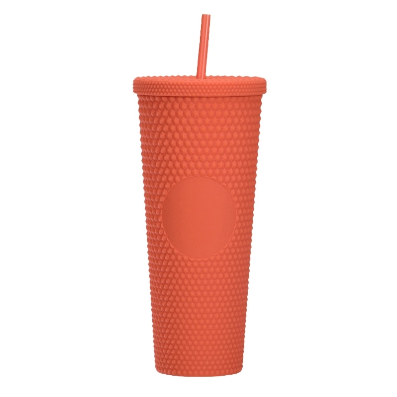 Custom 24 oz Matte Plastic Studded Tumbler Cup 11