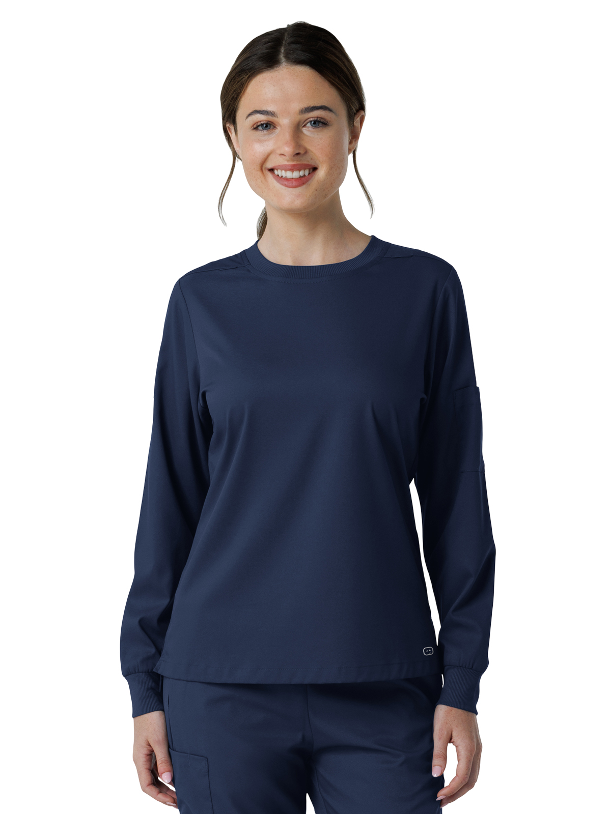 Wink - Boundless - Women's One-Pocket Classic Long Sleeve Scrub Tee 15