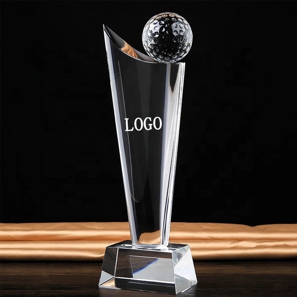 Sport Crystal Golf Trophy 2