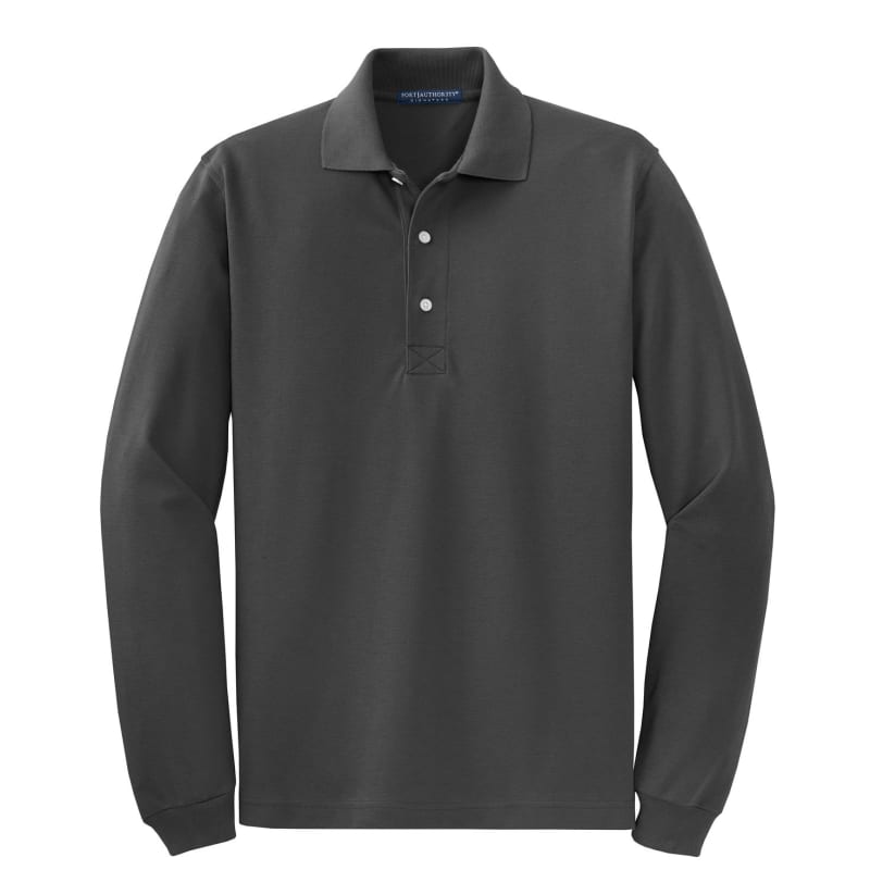 Port Authority Rapid Dry Long Sleeve Polo. 18