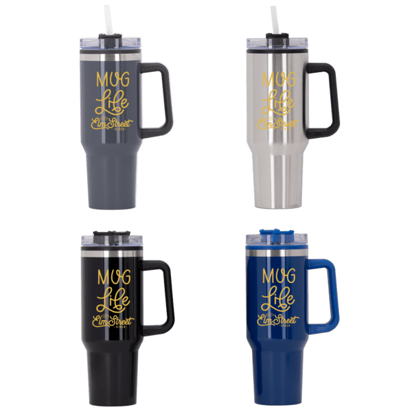 Behemoth 40 oz. Hugo Plastic Interior Stainless Steel Travel Mug 24