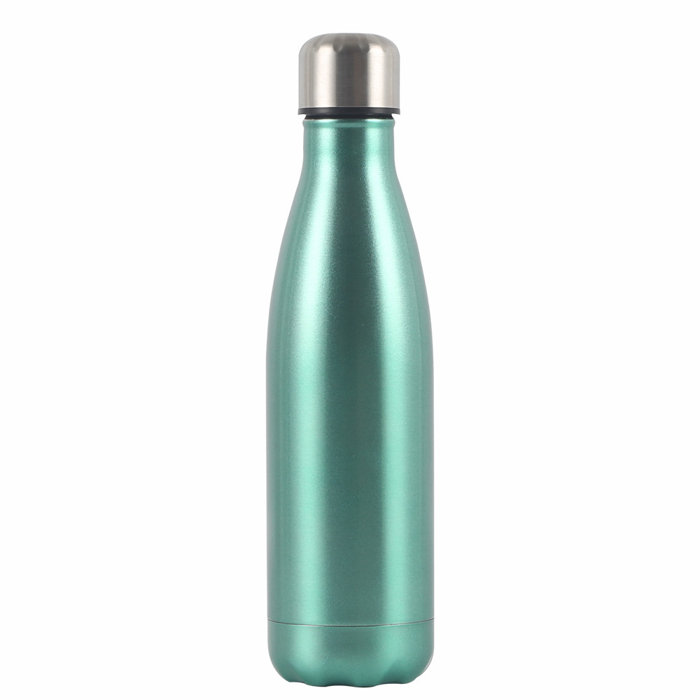 500ml Vacuum Water Bottle 304 Stainless Steel Cola Shape Water Bottle Personal Sports Flask, custom water bottle with logo imprint 7