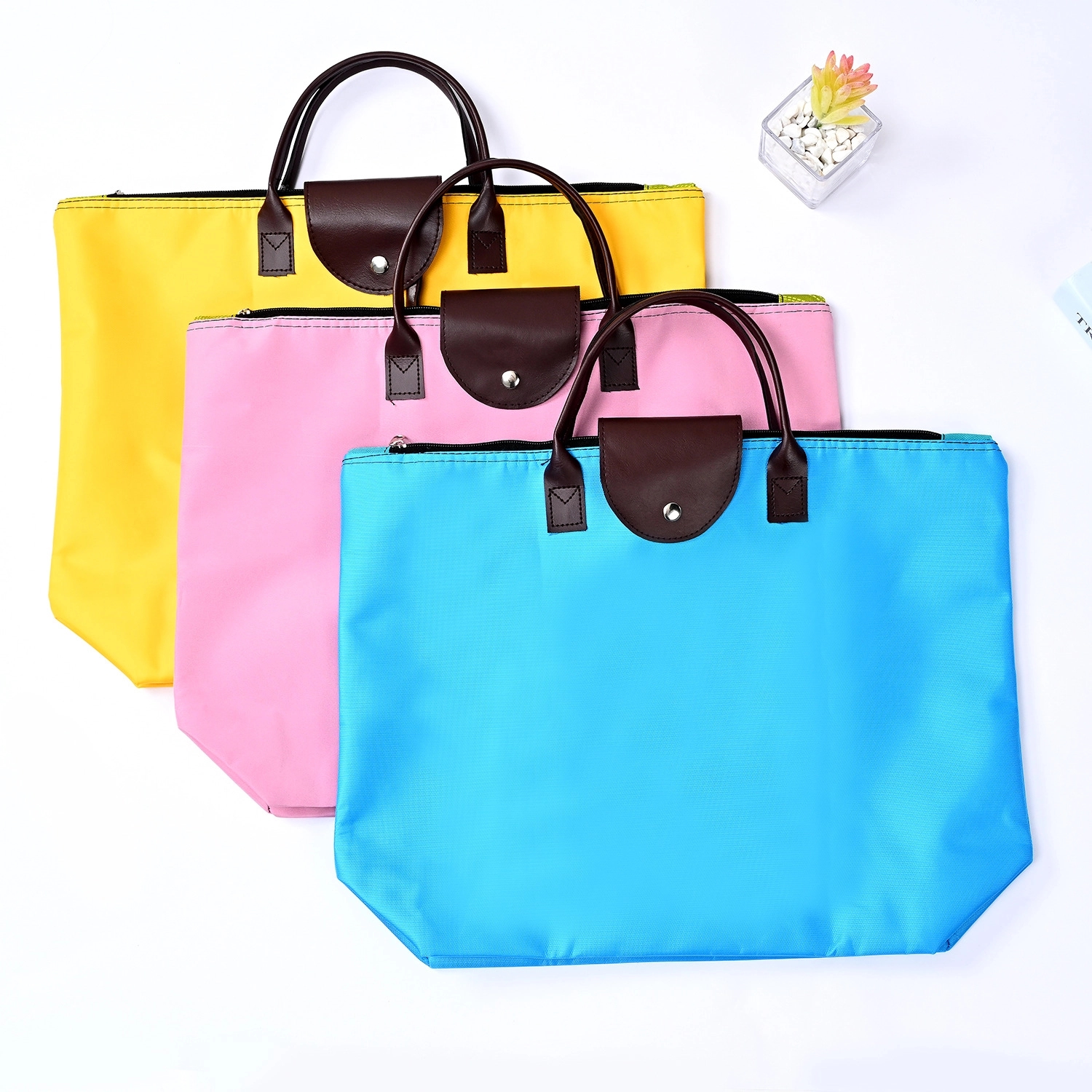 Multifunctional Folded Carry Bag,Folding Shopping Tote Bag 7