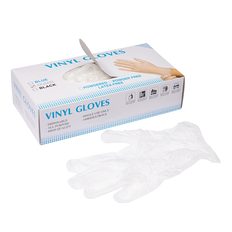 Protection-XL Box of 100 Extra Large Size Vinyl Gloves (50pairs)
