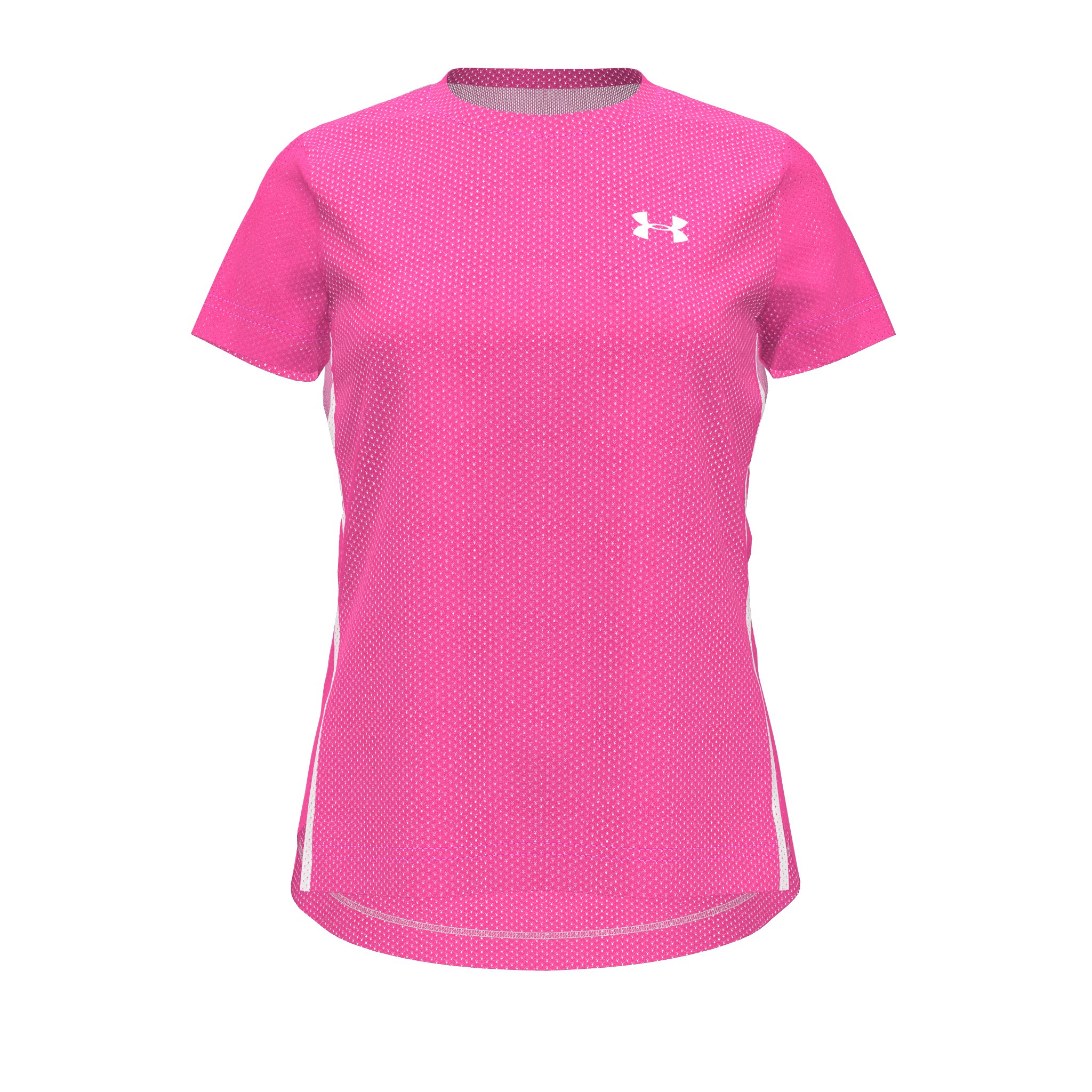 Girls' HeatGear Armour Short Sleeve 3