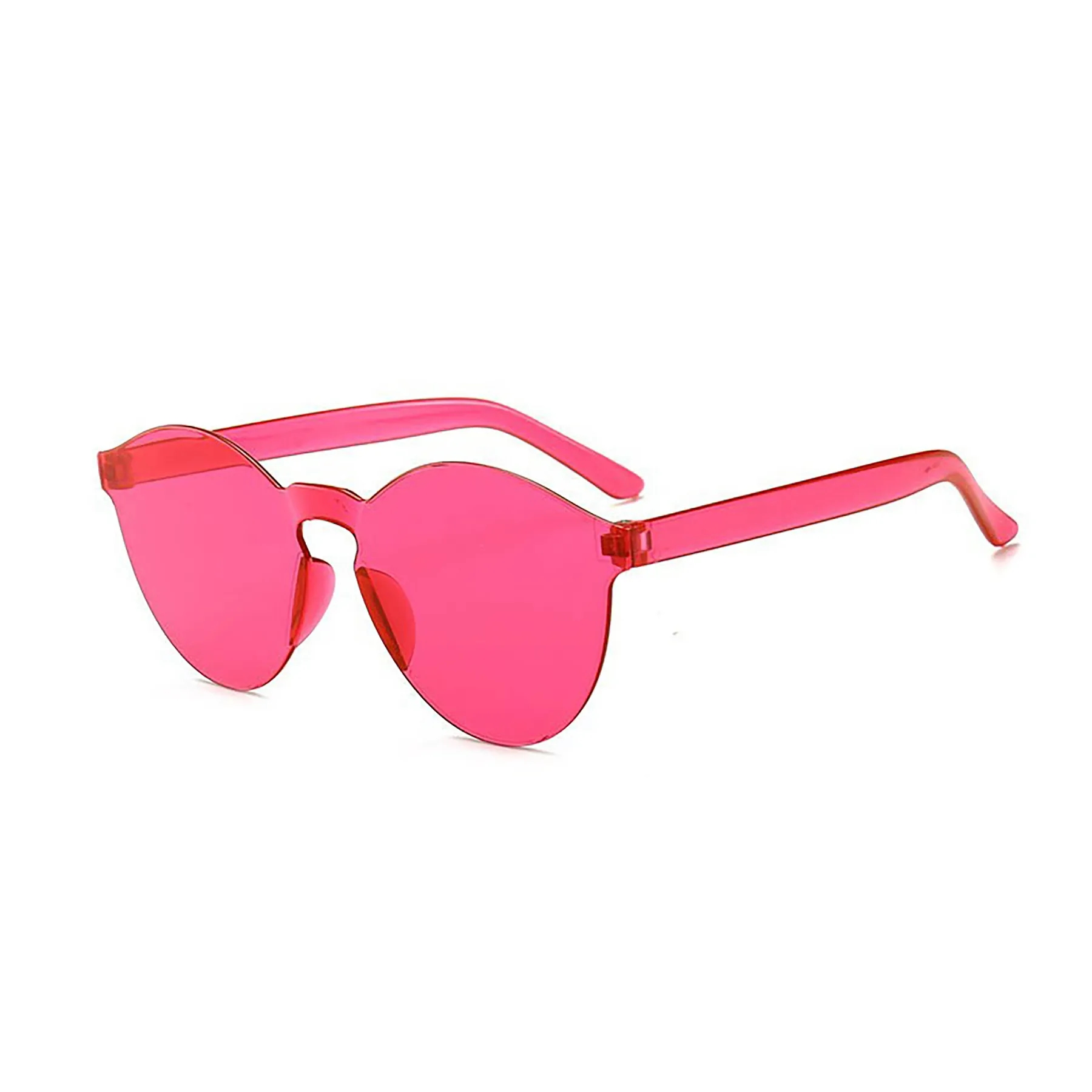 Round Rimless Sunglasses 8