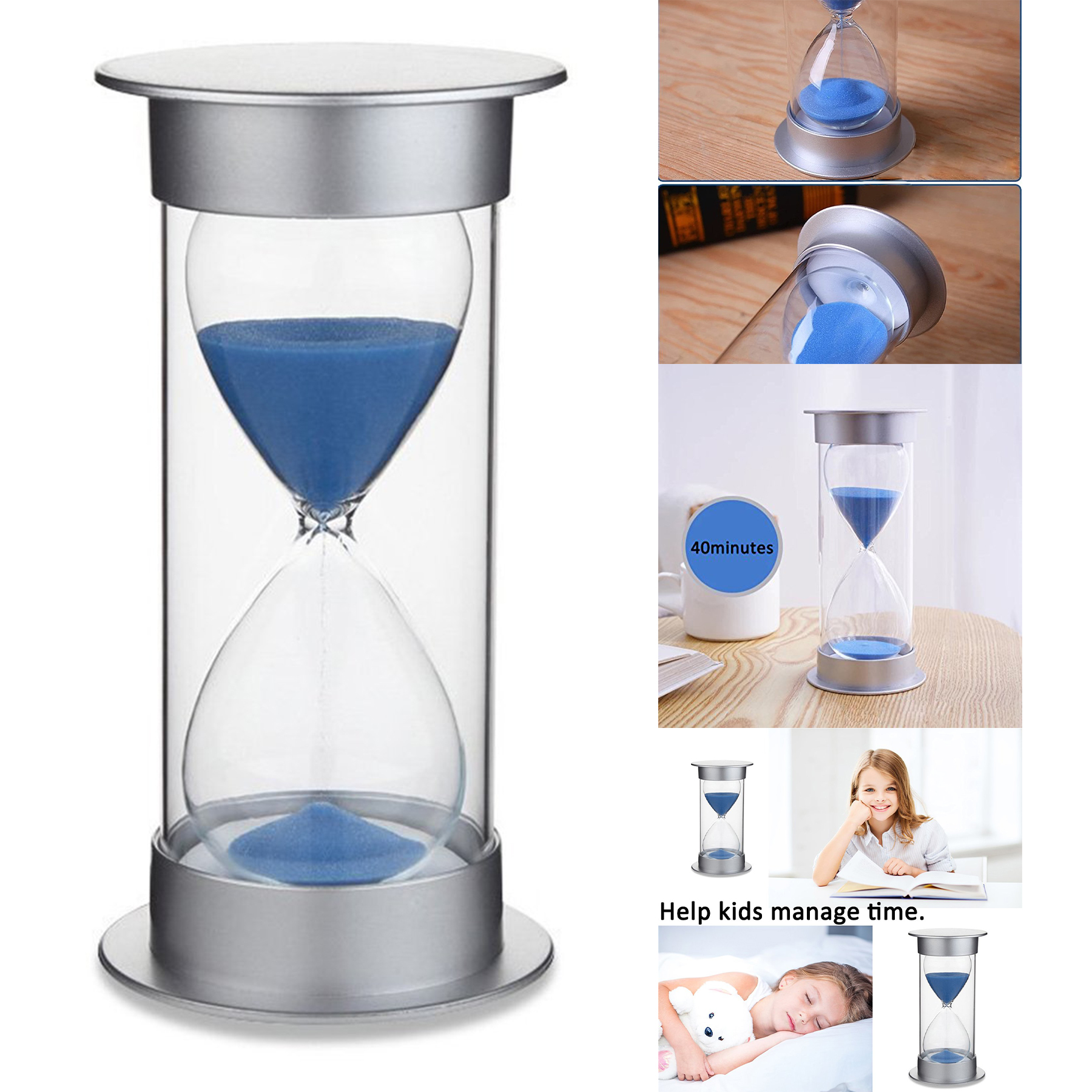 40 Minutes Sand Timer With Protective Covering 2