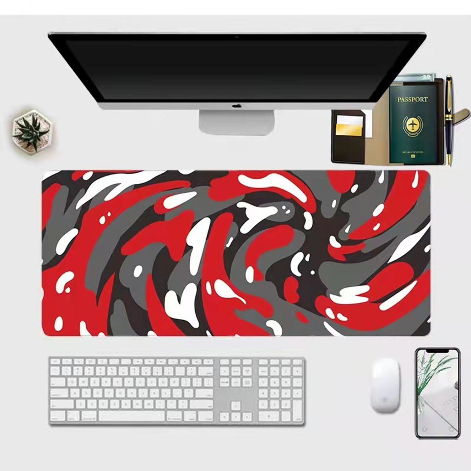 Camouflage Large Office Desk Gamer Keyboard Mat Mouse Pad 17