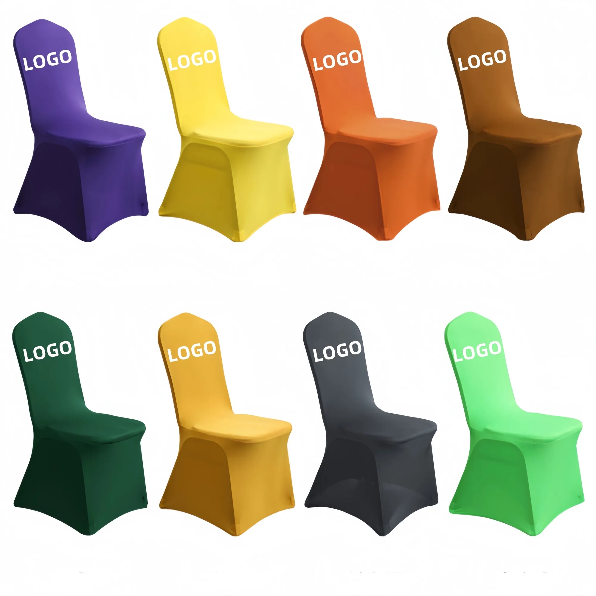 Premium Elastic Polyester Chair Cover 16