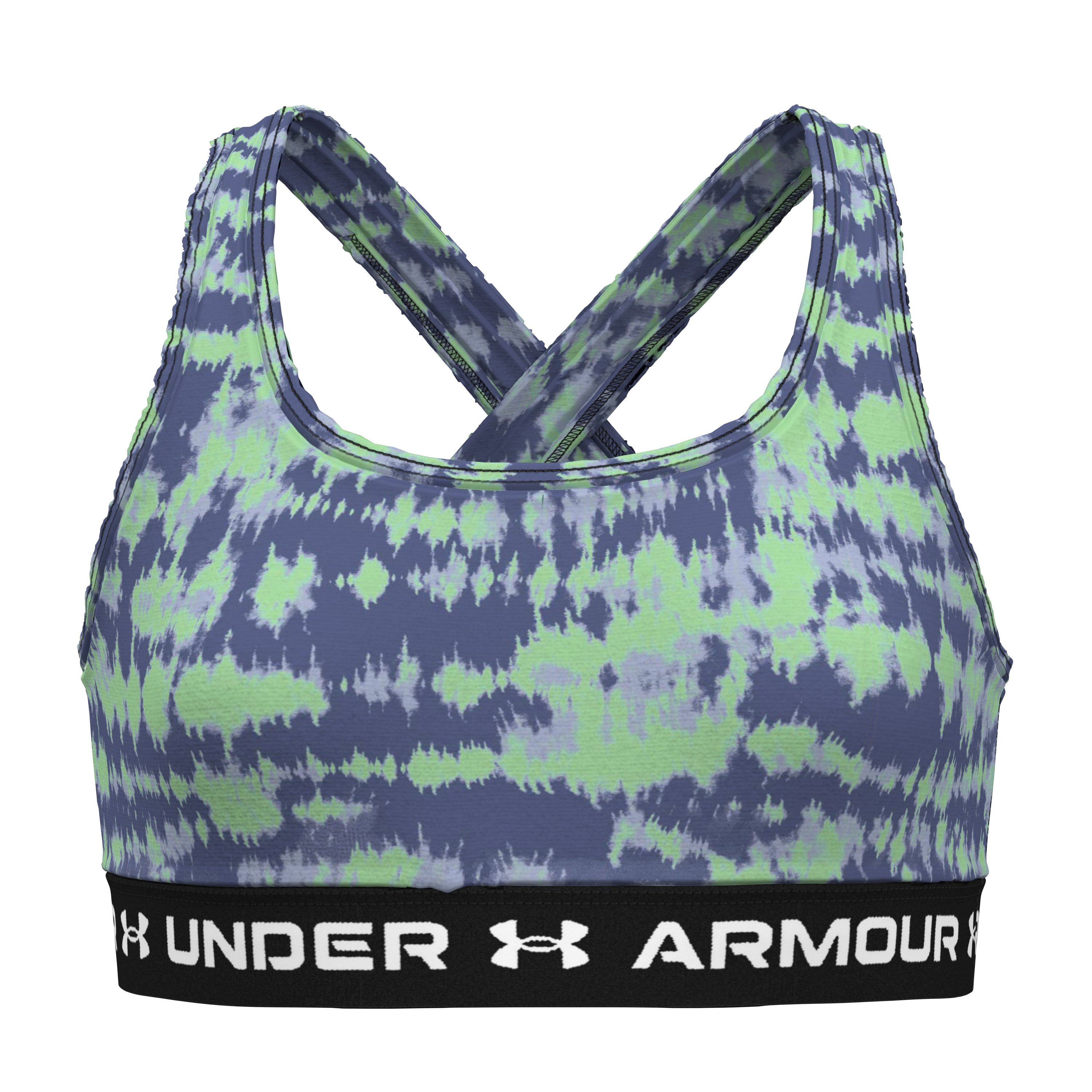 UA Crossback Printed Girls' Sports Bra 1