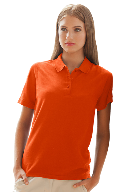 Women's Soft-Blend Double-Tuck Pique Polo 70