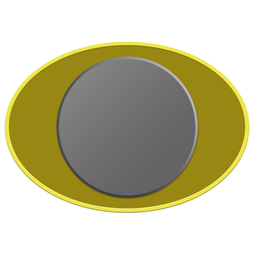 Express Vibraprint 1" x 1-1/4" Oval Lapel Pin & Magnet Back 7