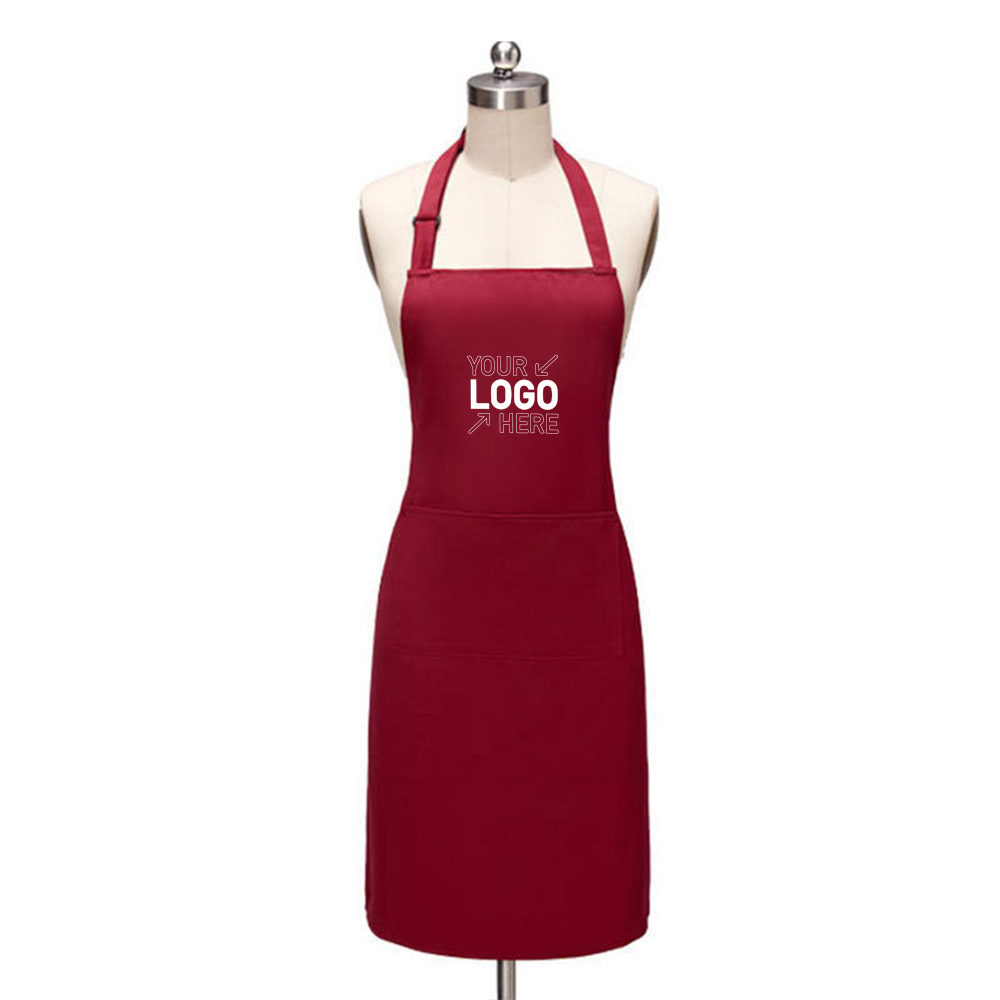 Simple Solid Color Apron 5