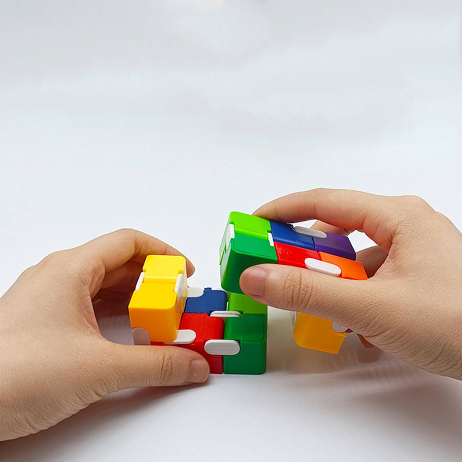 Rainbow Magic Puzzle Flip Cube Finger Fidget Toy 5