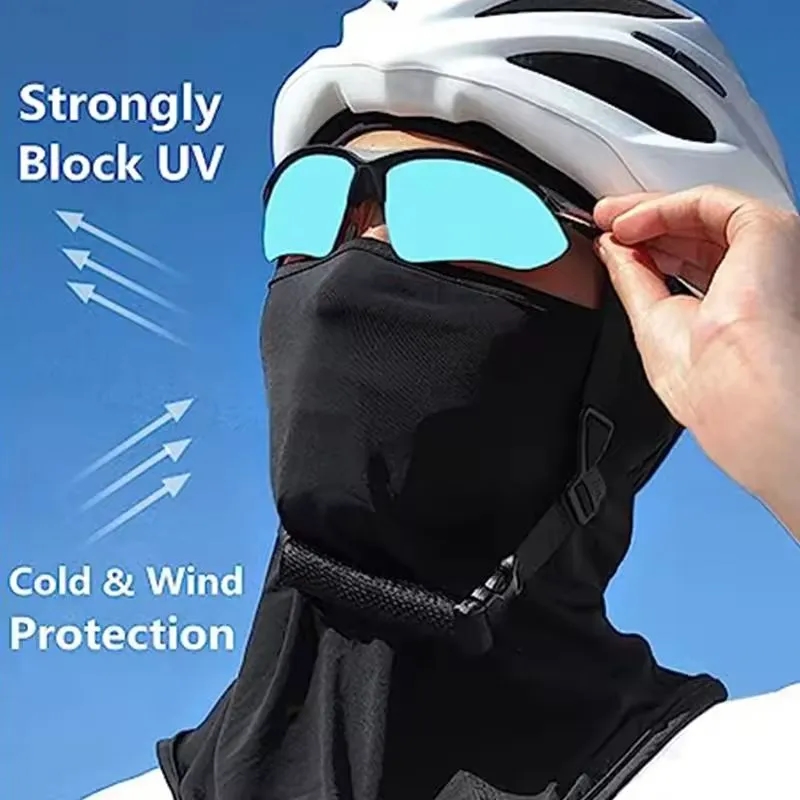 Outdoor Sports Sunscreen Windproof Ice Silk Scarf Face Mask 5