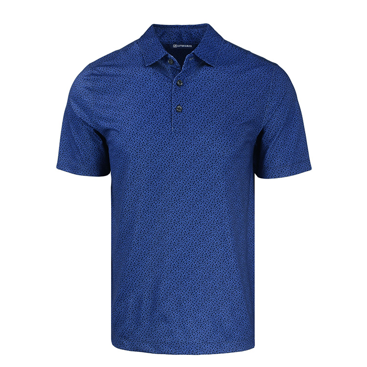 Cutter & Buck Pike Eco Pebble Print Stretch Recycled Polo 4