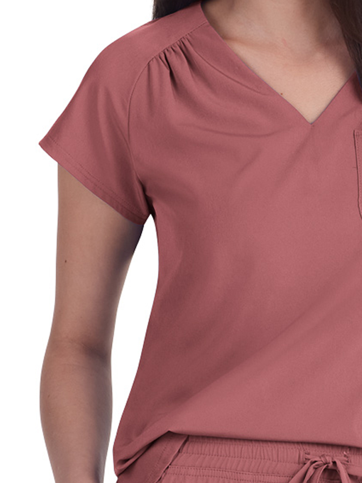 koi - Planet koi - Women's One-Pocket Heart-Shaped Neckline Eco-Friendly Kailani Top 18