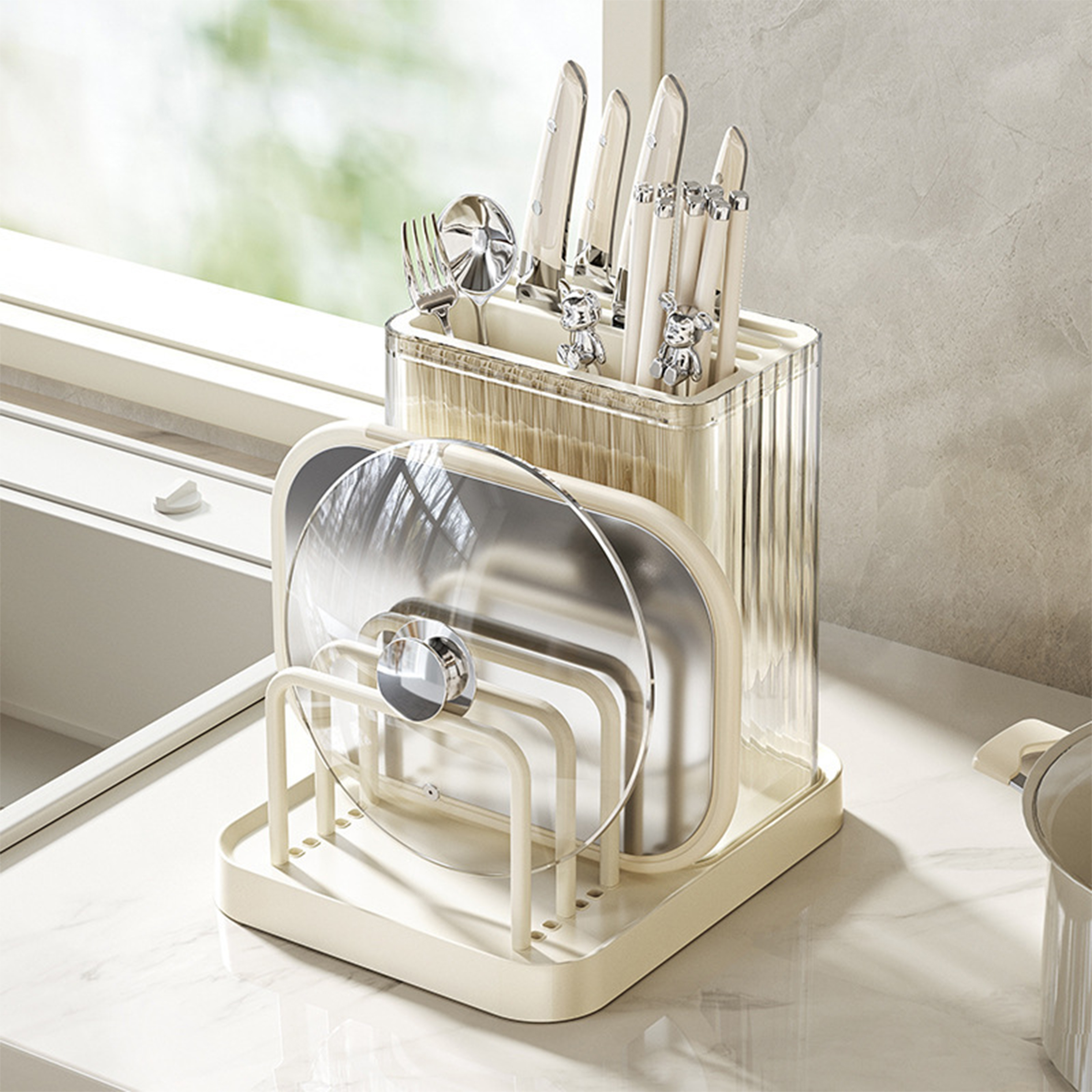 Abs Kitchen Knife Storage Rack 3