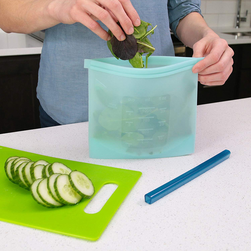 Multifunctional silicone fresh-keeping bag 4