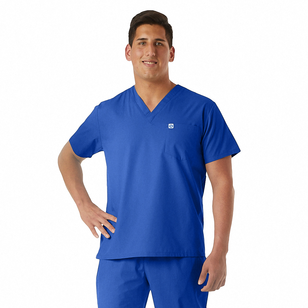 UltraSoft Unisex V-Neck 1-Pocket Scrub Top 23
